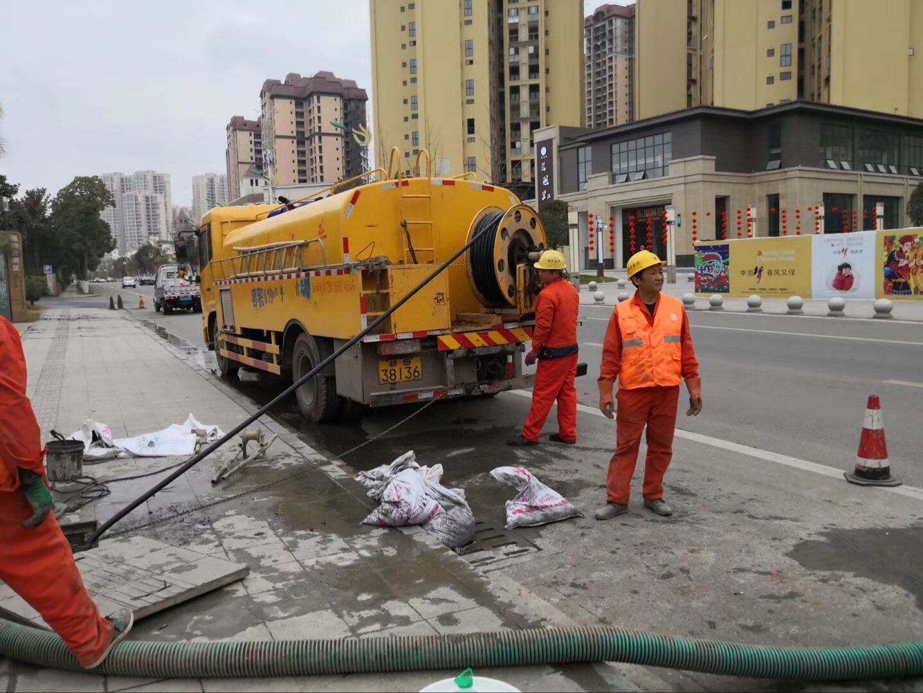 宾川排污管道清淤-管道清洗